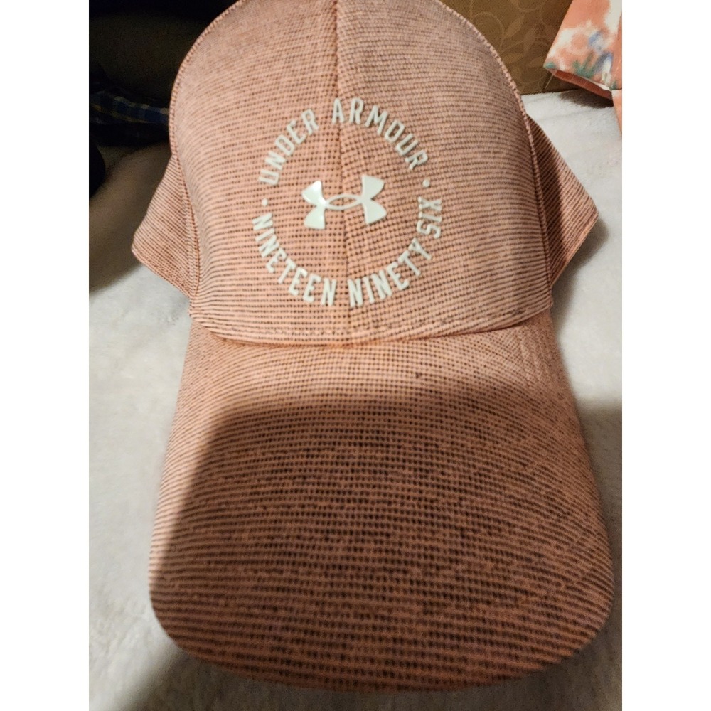 Under Armour 1996 Slideback Hat Pink‎  One Size Adjustable Embroidered